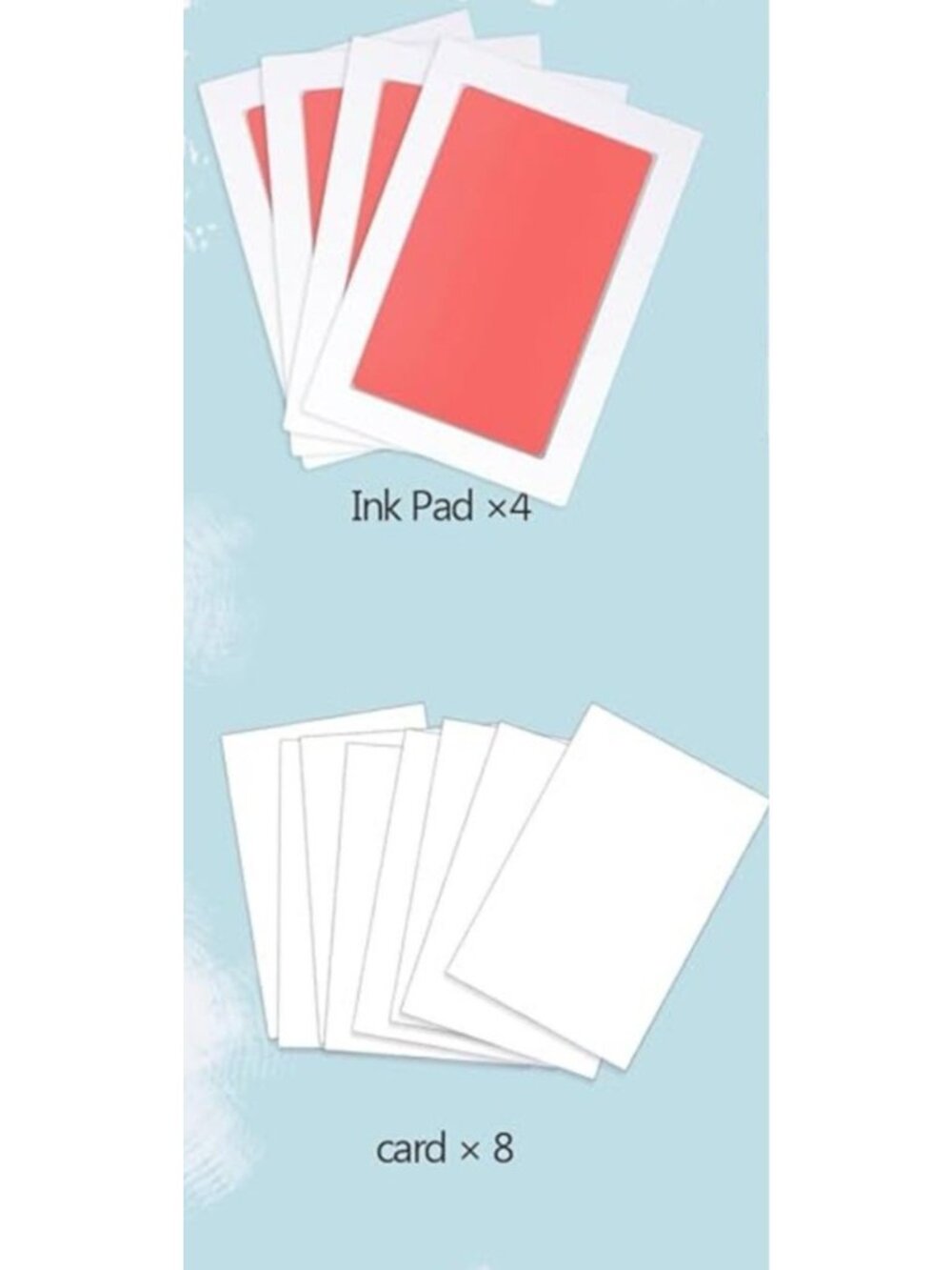 Dog Cat Paw Print Kit - No Mess Clean-Touch Ink Pad for Pets & Babies - 4 Pack